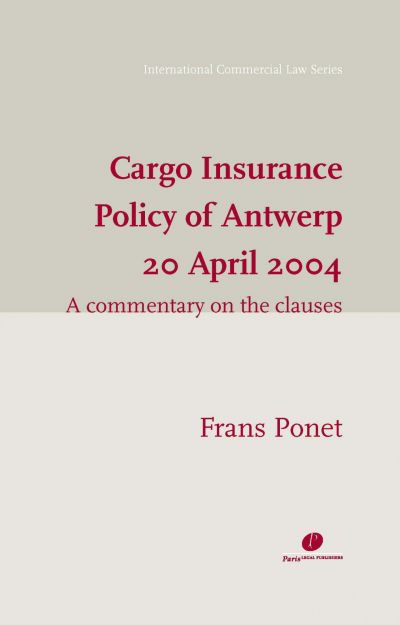 Cargo Insurance Policy of Antwerp 20 April 2004
