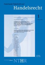 Nederlands Tijdschrift voor Handelsrecht (NTHR)