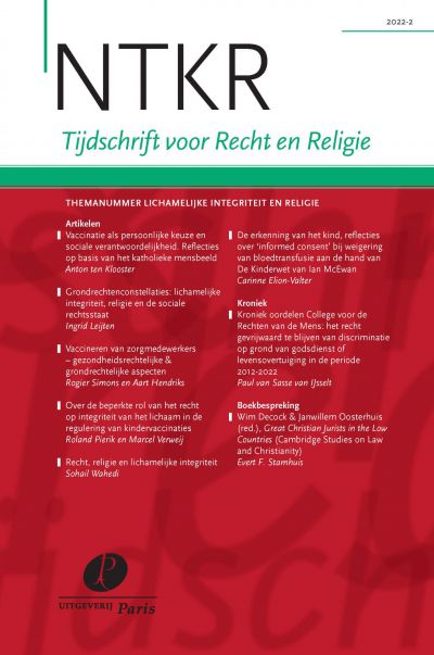 NTKR, Tijdschrift voor Recht en Religie