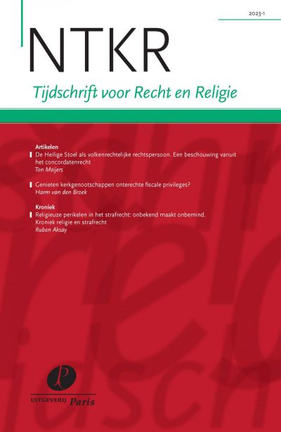 NTKR, Tijdschrift voor Recht en Religie