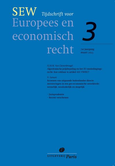 SEW, Tijdschrift voor Europees en economisch recht