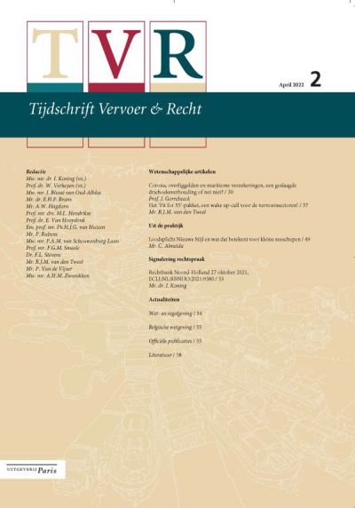 Tijdschrift Vervoer & Recht (TVR)