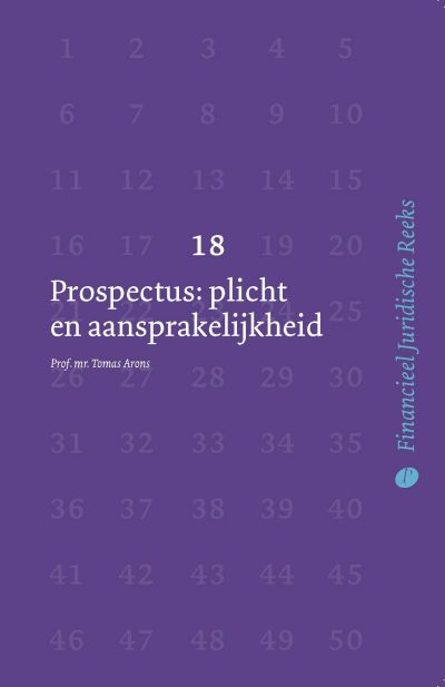 Prospectus: plicht en aansprakelijkheid