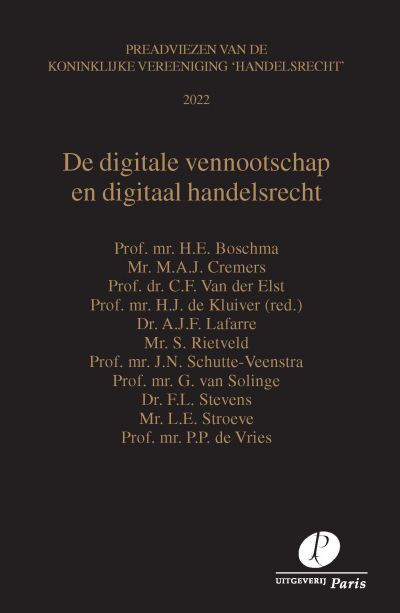 De digitale vennootschap en digitaal handelsrecht