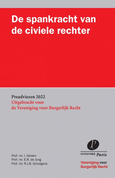 De spankracht van de civiele rechter