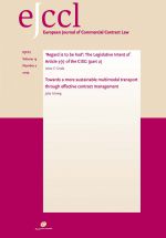 European Journal of Commercial Contract Law (EJCCL)