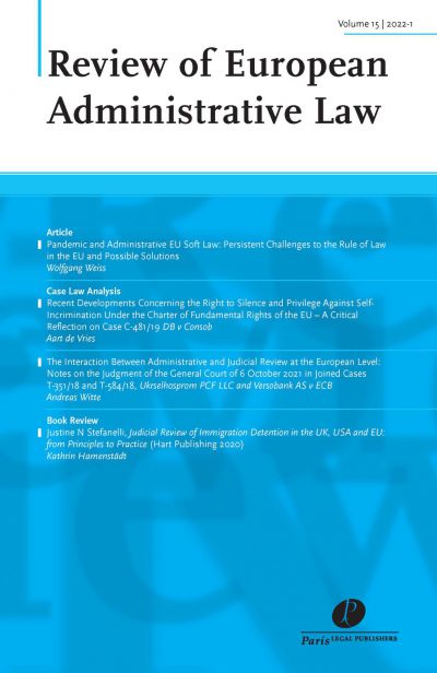 Review of European Administrative Law (REALaw)