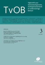 TvOB, Tijdschrift voor vennootschapsrecht, rechtspersonenrecht en ondernemingsbestuur
